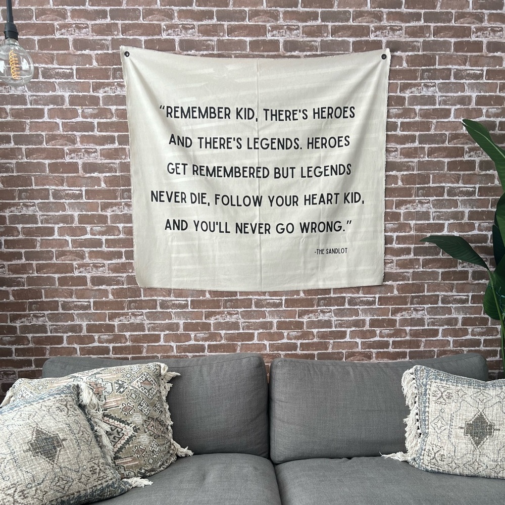 The Sandlot Canvas Banner 46.5”x40.5”